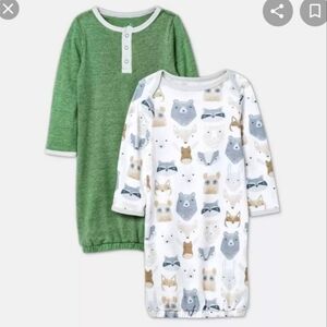 Cloud Island One Piece Nightgowns Size 0-3 months